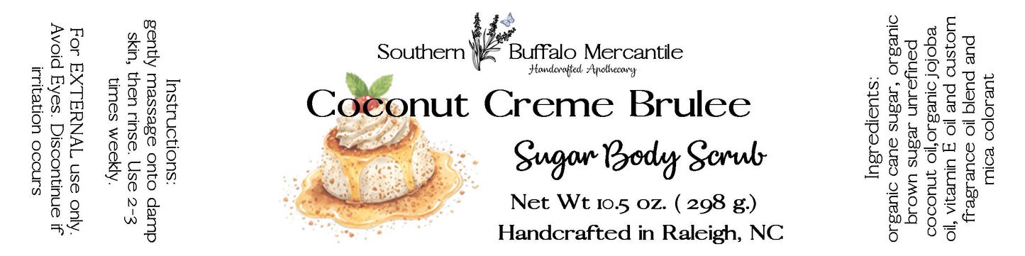 Coconut Creme Brulee Sugar Body Scrub