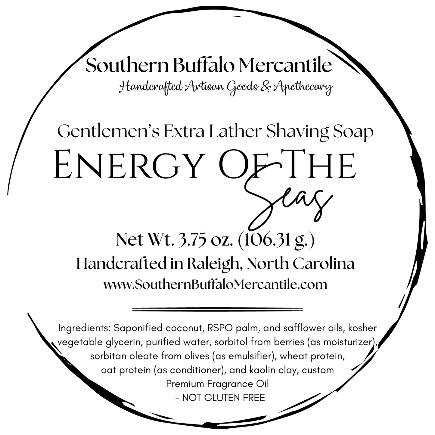 Energy of the Seas I Gentlemen's Extra Lather Shave Soap