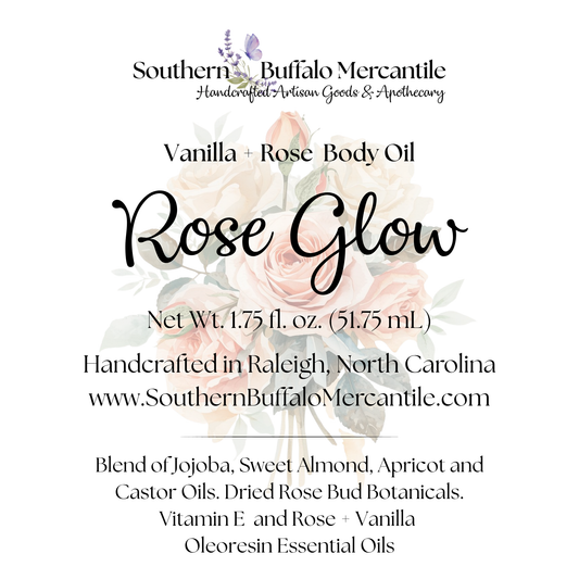 Rose Glow Body Oil | Rose & Vanilla Botanical Body Oil