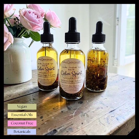 Calm Spirit Body Oil | Lavender Botanical Moisturizing Oil