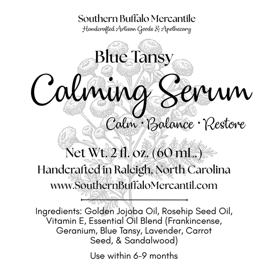 Blue Tansy Calming Facial Serum | Botanical Facial Oil