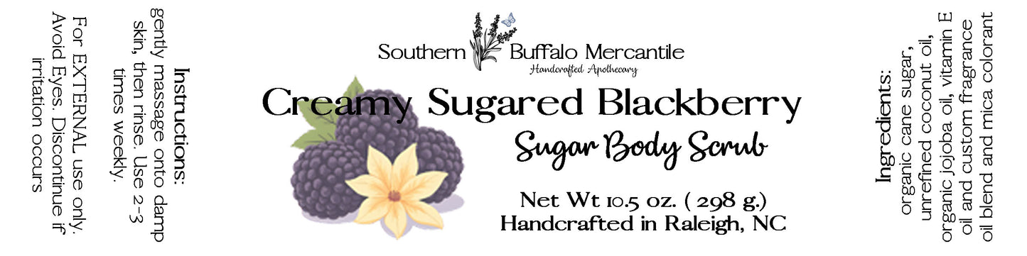 Creamy Sugared Blackberry Sugar Body Scrub