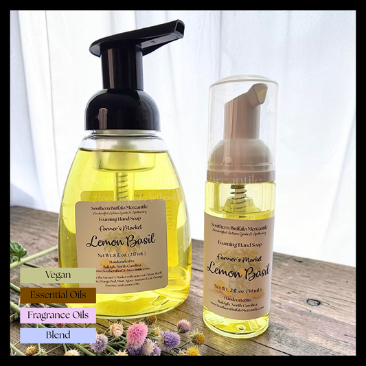 Farmer's Market Lemon Basil Foaming Hand Soap