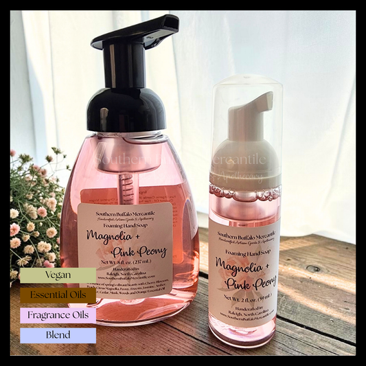 Magnolia & Pink Peony Foaming Hand Soap *Seasonal*