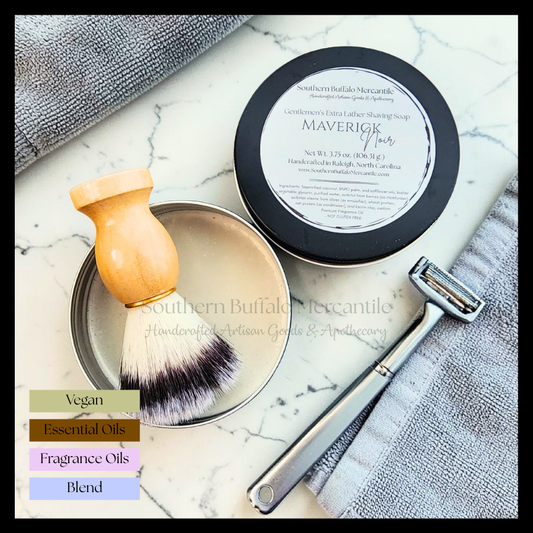 Maverick Noir I  Gentlemen's Extra Lather Shaving Soap