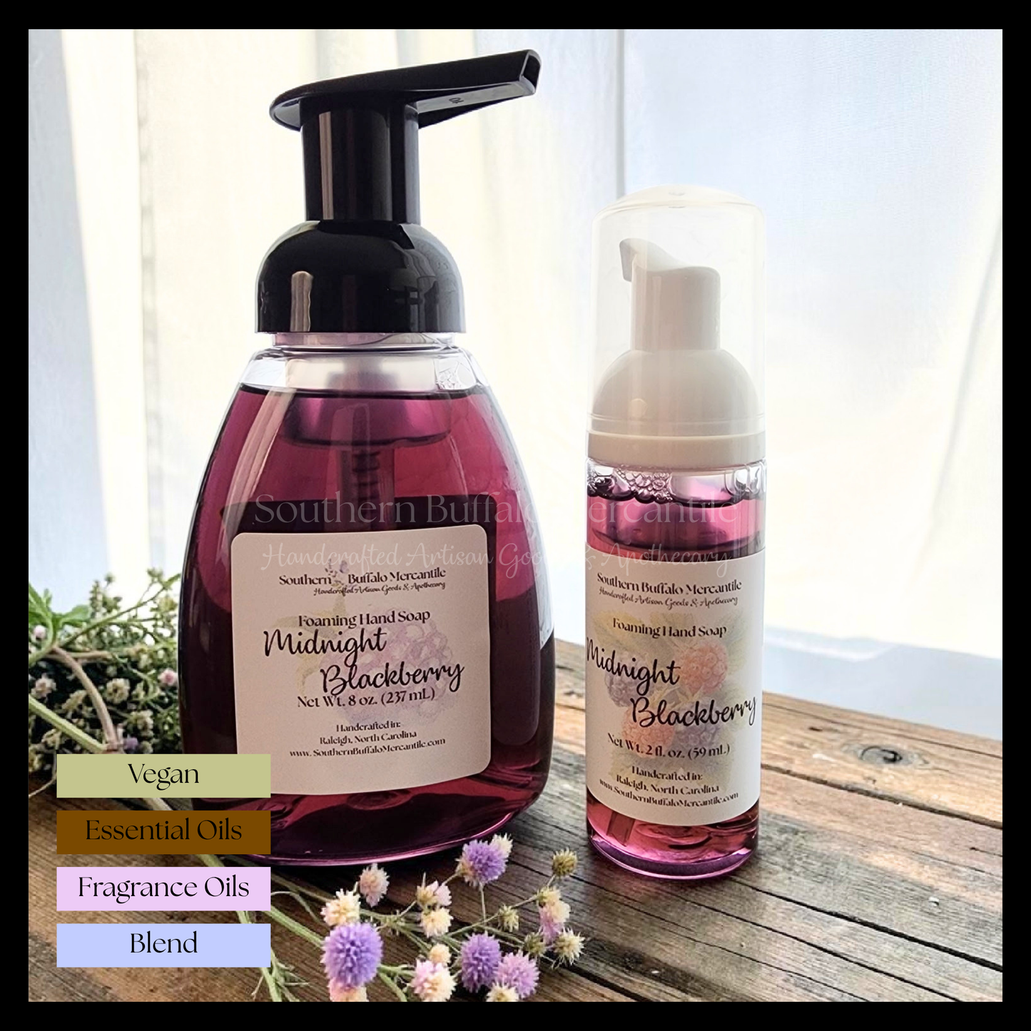 Midnight Blackberry Foaming Hand Soap (FKA Violet Berry Compote)