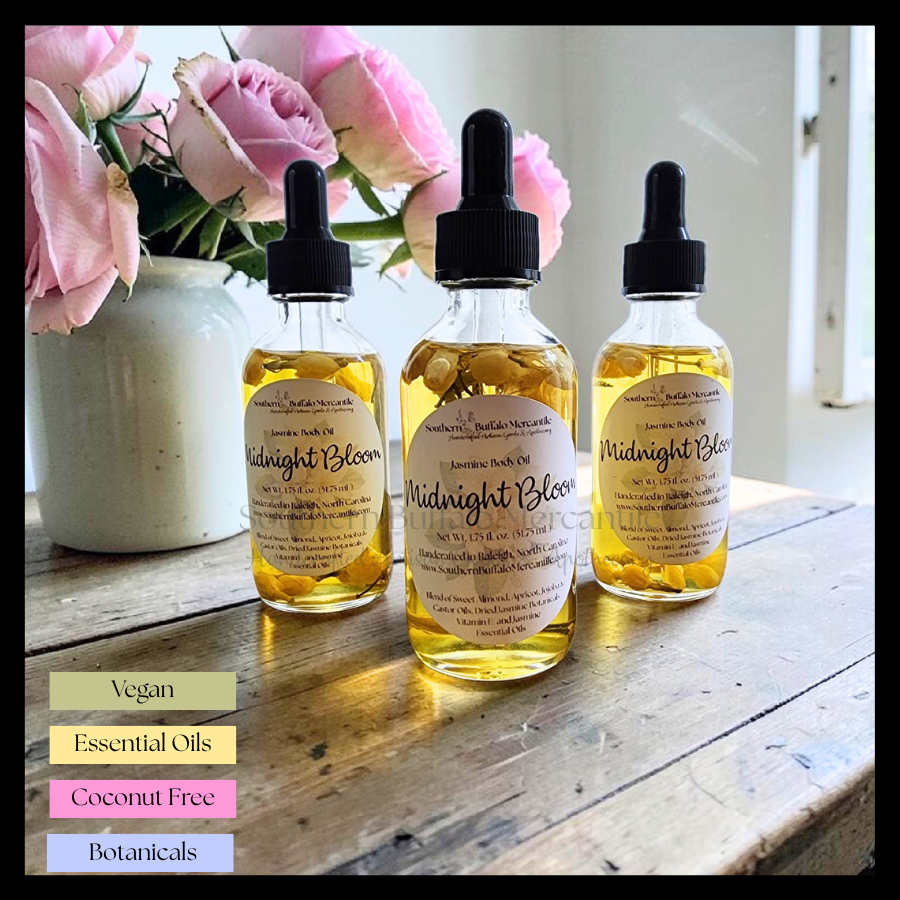 Midnight Bloom Body Oil | Jasmine Botanical Body Oil